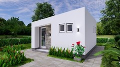 16×20 Feet Small House 5×6 Meter 1 Bed 1 Bath Steel Frame PDF and (A4 Hard Copy)