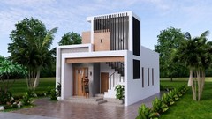 Custom Small House Plan 6×9 Meter 2 Bed 1 Bath 20×30 Feet Terrace (A4 Hard Copy)
