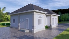 33×54 feet House Plan 10×16 meter 3 Beds 4 Baths Hip Roof PDF & (A4 Hard Copy)