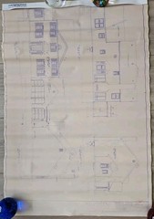 1995 Home Builder Blueprints Architectural Drawings Set Of 3 w Revisions SHODEEN