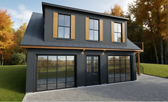 848 Sqft ADU (in-law suite) 2 car Shop/Garage with a 1Bed/1.5Bath APT. above