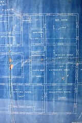 Antique Lal Bagh Palace Indore Architectural Plan & Lay-Out Of Ground Floor 1926
