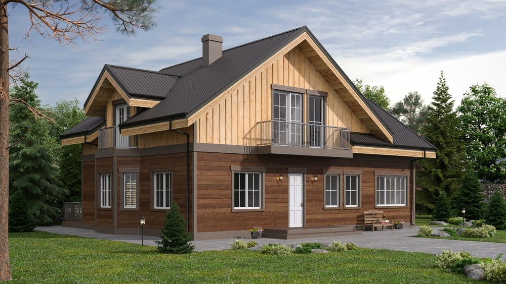 45’x32’ 5 Bed, 3 Bath Two-Story House Architectural Build Plans PDF.
