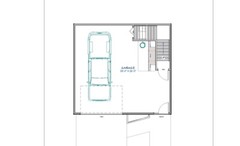 Custom 1 Bedroom 1 Bath 2 Story Garage/Workshop House Plans 784 sqft Plan #2193