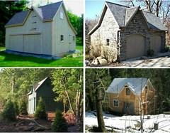 Ashokan Pole-Barn Plans with Loft – 3 Complete Sets of Blueprints (eB-301×3)