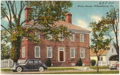 Traditional Brick House, Colonial Williamsburg architectural PRINTED PLANS