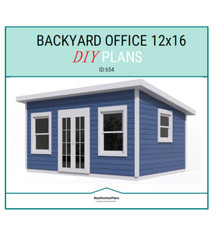 Lot of 14 Garden Shed & Backyard Office DIY Plans and Build Guide | DIY Instruct