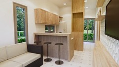 20×23 feet Small House 6×7 meter 2 Beds 1 Bath Shed Roof PDF & (A4 Hard Copy)