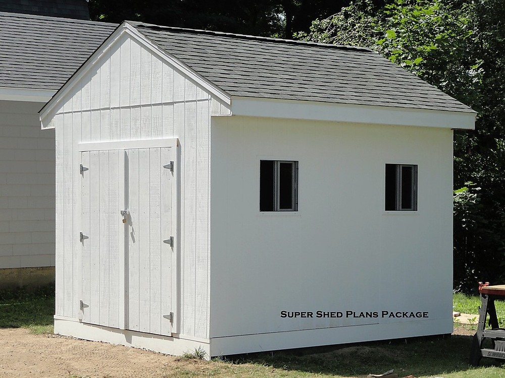 Custom Design Shed Plans, 10×12 Medium Salbox Barn Building Plans Beginner CD