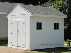 Custom Design Shed Plans, 10×12 Medium Salbox Barn Building Plans Beginner CD