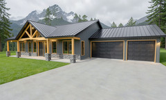 2,080 Sqft (Living) Modern Farm House with – 3 Bedrooms and 2 Baths with Garage