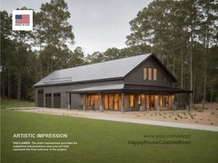 Brentwood Barn Barndominium House Plan – 100×36, 4 Bed 3 Bath – Modern Open Floo