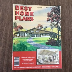 1982 YEAR Vintage Contemporary BEST Home Plans HOUSE Floor Plans Book SEE INDEX