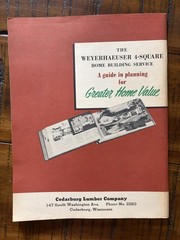 Vintage Mid Century MCM 69 Beautiful Homes Of Wood House Plans Book Catalog
