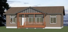 46×30 House — 3 Bedroom 2 Bath — PDF Floor Plan — 1,380 sq ft — Model 4