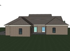 Abbigale 2161G 5 ALL BRICK home, house plan 4 beds, 2.5 baths PDF
