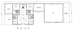 The Barndominium Estate house 4 bed 3 bath Custom House Plans and Blueprints