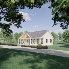 Cozy Cedar Springs Custom House Design – Modern Ranch Farmhouse 1200 Square Feet