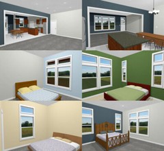 60×30 House — 4 bedroom 3 Bath — 1,800 sqft — PDF Floor Plan — Model 2E