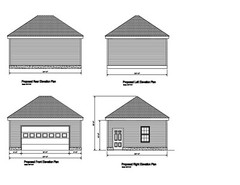 20’X24′- 24’X20′ TWO CAR GARAGE PLANS GABLE DORM ROOF GARAGE PLAN 17-2024HIP-1