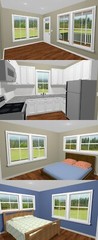 16×28 House — 2 Bedroom 1.5 Bath — PDF Floor Plan — 814 sq ft — Model 5G