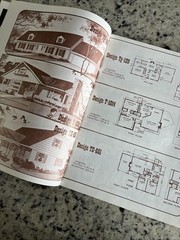 Vintage 1970 Cape Cod Salt Box Garrison Homes Plans Design Catalog Blueprints