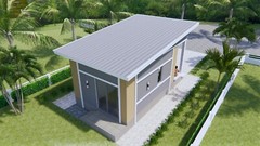 15×25 Feet Small House Plans 4.5×7.5 Meter One Bedroom Shed Roof (A4 Hard Copy)