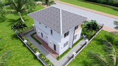 35×26 House Design Plans 10.5×8 Meters 4 Bedrooms PDF Full Plans (A4 Hard Copy)