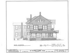 Shingle Style Victorian country home with porches – printed plans