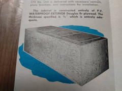 1950s Home Freezer Building Plans DIY MCM Retro Bar Vintage Home Project No. 1