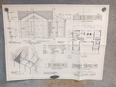 VTG 1950s Adams & Woodbridge House Good Housekeeping Floor Plan MCM Cottage