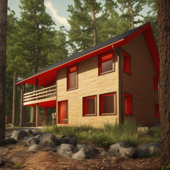 Modern House Plan, American Style House, Barndominium House, Farm House- G118