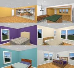 60×30 House — 4 bedroom 3 Bath — 1,800 sqft — PDF Floor Plan — Model 4A