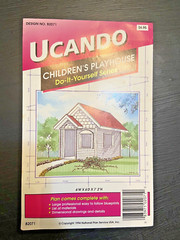UCANDO NATIONAL Do It Yourself Series Children’s Playhouse Plans Design B2071