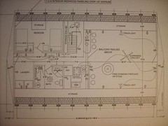 A-Frame Cabin House Plans 1344 sq ft. two bedrooms.