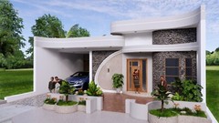 33×65 Feet House Plans 10×20 Meter 3 Bedrooms with Swimming Pool (A4 Hard Copy)