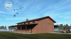 Rustic Barn Agricultural Building Plans – PDF Downloadable Blueprint