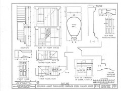 Timber frame country home, colonial farmhouse, 5+ bedrooms, printed drawings