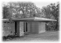 Pope House, a Frank Lloyd Wright Usonian Home, 2 bedrooms, architectural plans