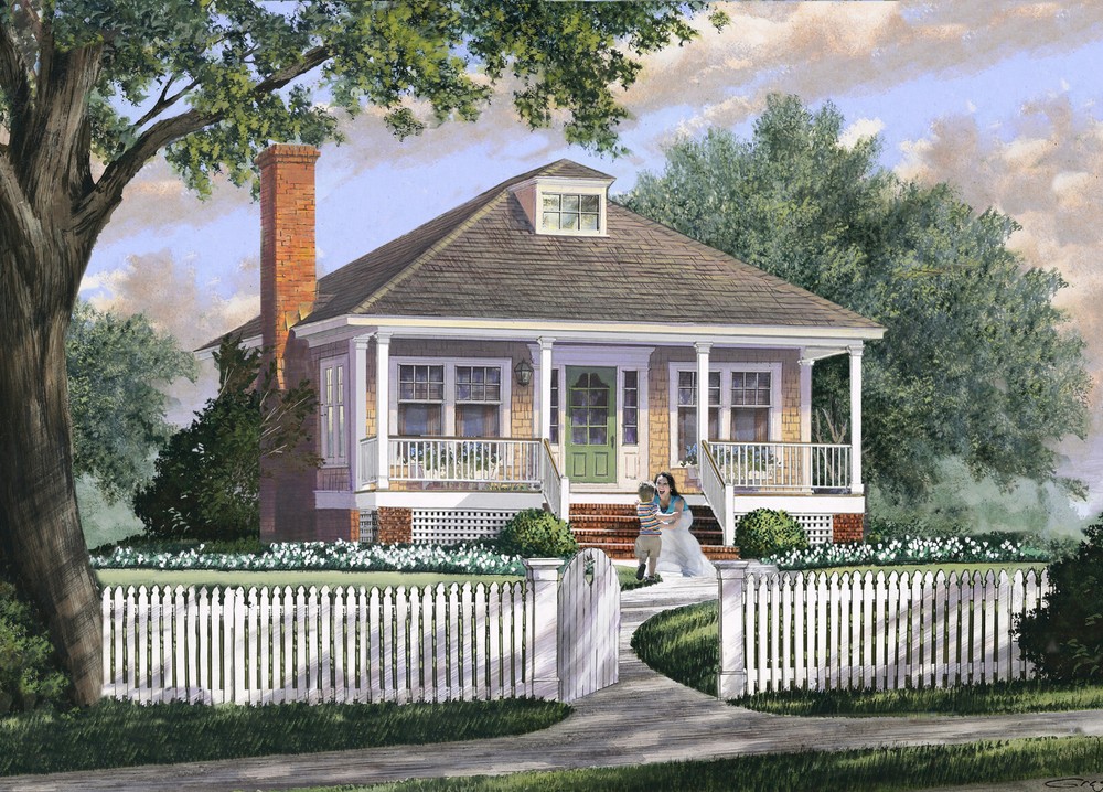 William Poole Designs Home Plans Nestledown Bungalow Getaway Mother N Law Suite