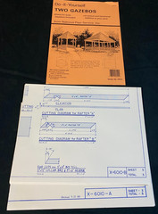 DIY Gazebo Blueprints National Plan Service X6010 Vintage 1989 Plans Complete