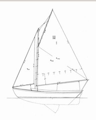Joel White Haven 12 1/2 Sailboat Boatbuilding Plans 8 Large Sheets Detailed