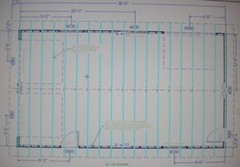 PERMIT READY 24′ X 36′ GARAGE PLAN DRAWN TO SCALE BLUEPRINTS AND MATERIALS LIST