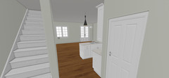 Creekside House Plan 1,639 SQFT 3 BED 2.5 BATH 1.5 Story Printed House Plan Set