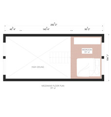 A Frame Tiny House Plan, 20’x24′ A Frame House Plans, Hard Copy