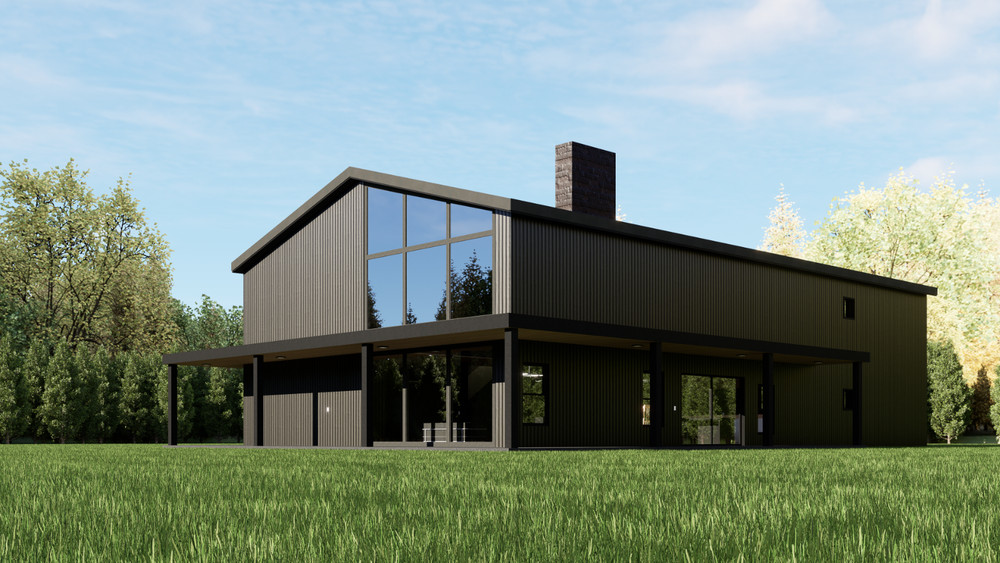 Barndominium House Plan 5 Bedrooms 4 bath 80’x50′ floor plan, 4000 sq ft. | PDF