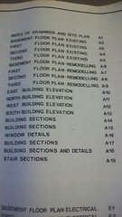 HILLS-DECARO FRANK LLOYD WRIGHT HOUSE, SET OF RESTORATION BLUEPRINTS from 1976