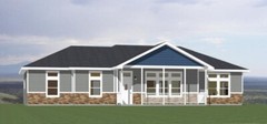 60×30 House — 4 bedroom 2 Bath — 1,700 sqft — PDF Floor Plan — Model 6A