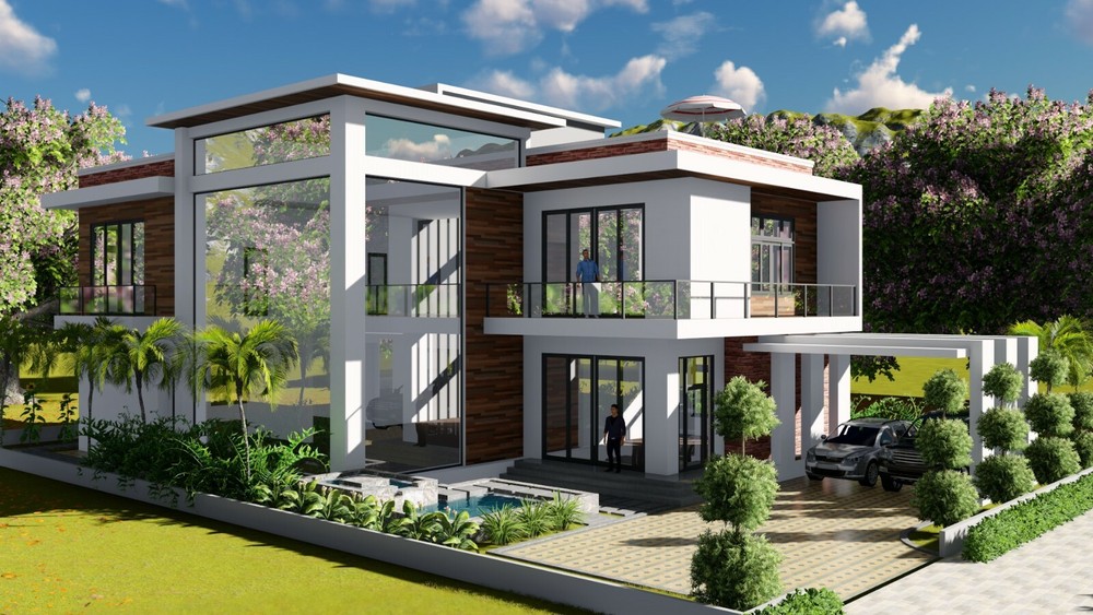 45×63 Modern Home Plan 13.8×19 Meter 3 Bedrooms Full Plans (A4 Hard Copy)