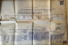 Original Blueprints for unique luxury home